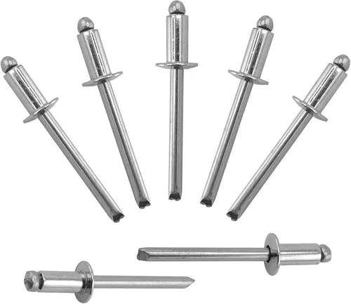 Vista 25 de ALLCLEAN 60 piezas de remaches ciegos de aluminio de 1/4" x 1", remaches pop de 6,4 x 25mm, agarre de aluminio y mandril de acero