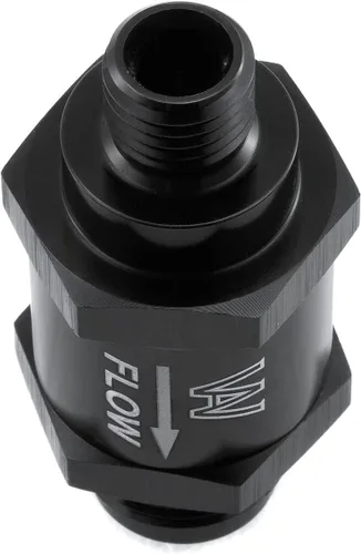 Vista 6 de Compatible con la válvula de retención unidireccional del negro 8AN de la bomba de combustible del estilo de Bosch M12x1.5MM a -8AN