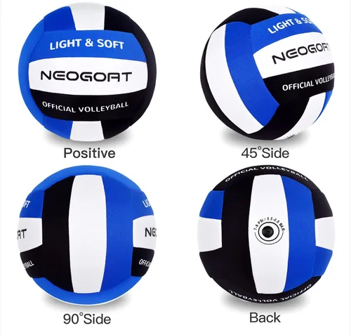 Vista 7 de Soft Volleyball for Indoor Practice-Super Soft & Silent Fabric Indoor Volleyball Lightweight for Kids Youth Beginners, Perfect for House Training