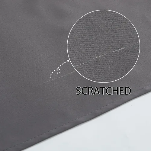 Vista 5 de KGORGE - Cortinas opacas grises para dormitorio 2 paneles, 42 x 63 pulgadas con ojales, cortinas de oscurecimiento de habitación con aislamiento