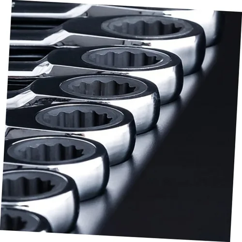 Vista 4 de DOITOOL Llave inglesa dicephalous de 0.394 pulgadas, 1 mini llave giratoria de trinquete manual, juego de herramientas combinadas, juego de llaves