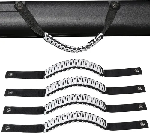 Vista 13 de Asas de agarre de barra antivuelco para Ford Bronco 2021 2022 2023 2024 2025 2 accesorios de 2 puertas y 4 puertas, mango de agarre de paracaídas