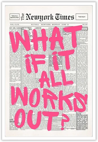 Vista 11 de Drimiler Póster con texto en inglés «What If It All Workout» («What If It All Workout») con texto en inglés «What If It All Workout»