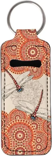 Vista 51 de Suobstales Chapstick - Llavero con clip en la manga de la bolsa para palillo labial, funda para bálsamo labial, protector de lápiz labial