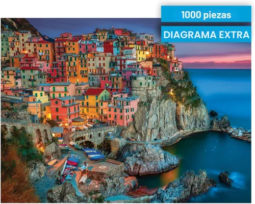 Vista 7 de Rompecabezas Buffalo Games Signature Series: Cinque Terre (1000 piezas) de la marca Buffalo