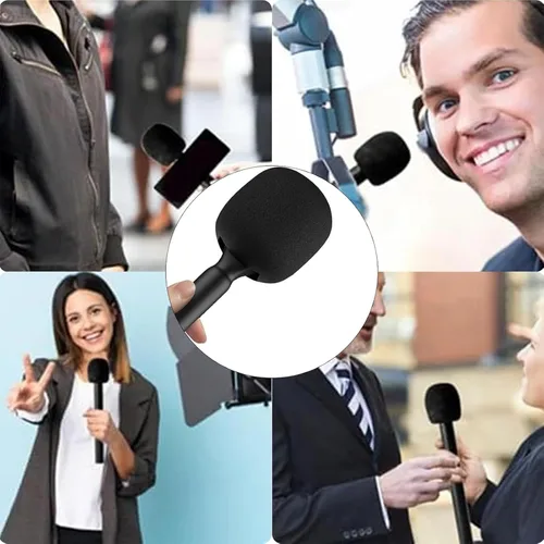 Vista 8 de Soporte de micrófono para Rode Wireless GO 2 II, soporte de micrófono compatible con DJI Mic 2/1 Hollylandia Micrófono inalámbrico de mano