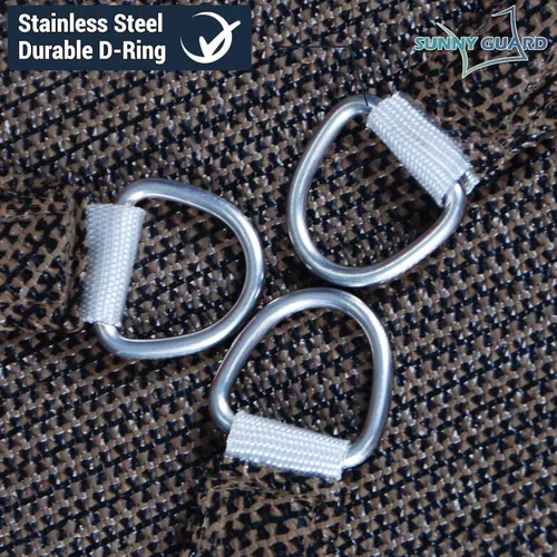 Vista 6 de SUNNY GUARD - Parasol rectangular de 6.5 x 10 pies, con bloqueo de rayos ultravioleta, para patio trasero, terraza, jardín, actividades y espacios