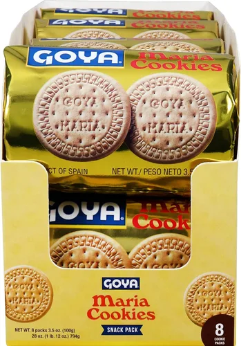 Vista 18 de Goya Foods Golden Maria - Galletas sándwich con relleno de sabor a chocolate, 5.1 onzas (paquete de 24)
