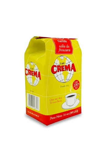 Cafe Crema Café molido de Puerto Rico, bolsa de 14 onzas (1 bolsa)