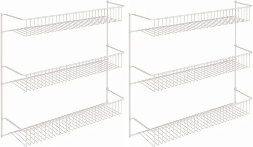 Vista 12 de Estantería de pared de 2 estantes ClosetMaid 8002, 12 pulgadas de ancho