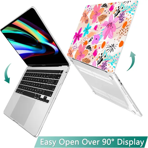 Vista 4 de Tuiklol Funda para MacBook Pro 2022 de 13 pulgadas M2 Clip, versión 2021 2020 M1 A2338 A2289 A2251, carcasa rígida para MacBook Pro de 13.3 pulgadas