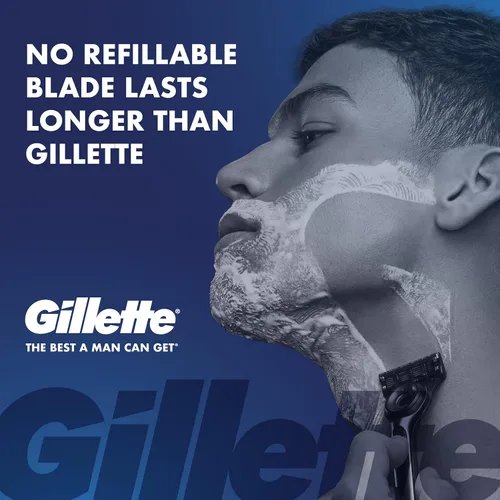 Vista 2 de Gillette Labs - Gel de afeitar espumoso rápido para hombres, sin alcohol, tinte y parabenos con vitamina B3 y algas marinas, refresca y calma