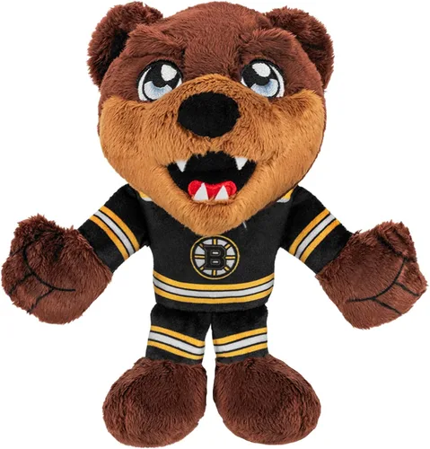 Vista 5 de Bleacher Creatures Boston Bruins Blades 8" Kuricha Mascot Sentada de Peluche - Suave Inspirado en Mascota Chibi de la NHL