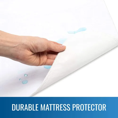 Vista 3 de DMI Almohadilla de cama impermeable para ser utilizada como protector de colchón, almohadilla para orina, forro de cama, almohadilla
