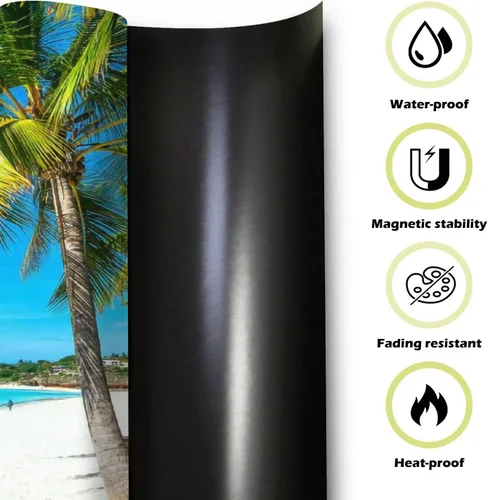 Vista 12 de Cubierta magnética para lavavajillas, Paradise Beach on a Tropical Island, calcomanías magnéticas para refrigerador, cubierta decorativa