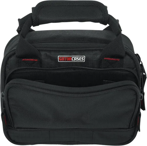 Vista 11 de Gator Cases Bolsa de transporte acolchada de nailon para mezclador/equipo; 8.25" x 6.25" x 2.75" (G-MIXERBAG-0608)