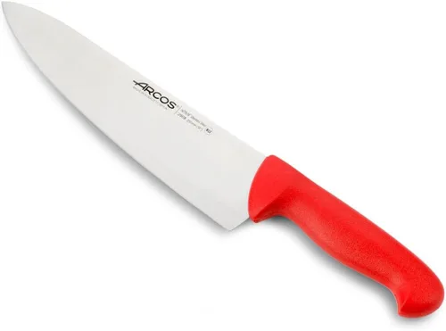 Vista 9 de Arcos Cuchillo de chef de acero inoxidable de 10 pulgadas. Cuchillo de cocina profesional multiusos para cortar y limpiar verduras. Mango ergonómico