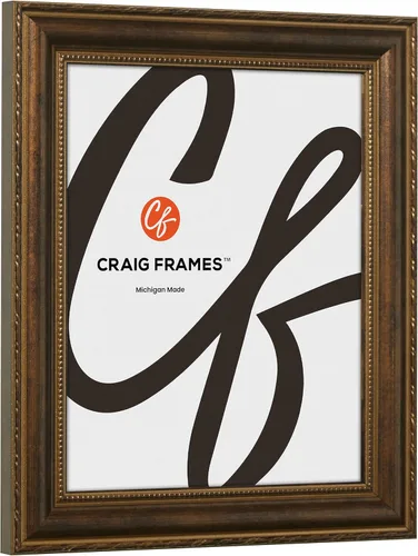 Vista 2 de Craig Frames Victoria, marco de fotos de 4 x 5, bronce adornado