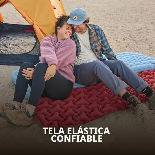 Vista 4 de Teton Altos - Colchoneta inflable aislada para dormir, para camping, mochilero, senderismo, económica y duradera