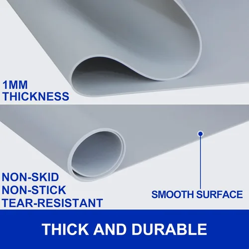 Vista 2 de Tapetes de silicona para encimera de cocina, resistente al calor, tapete protector de encimera, impermeable, tapete de silicona antideslizante