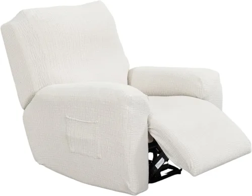 Vista 25 de Eco-Ancheng Fundas reclinables de 4 piezas, fundas para sillas reclinables, fundas elásticas para sofá reclinable, fundas ajustables