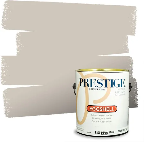 Vista 105 de Prestige Paints - 2 en 1, pintura base y pintura de exterior, P400-D-SW7053