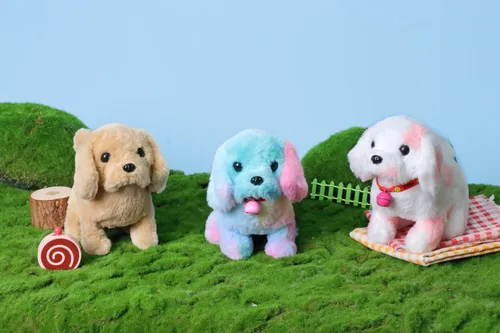 Vista 77 de Hopearl - Juguete de peluche electrónico interactivo de conejo con orejas LED, sonidos y movimientos; camina, se menea e ilumina las orejas, mueve