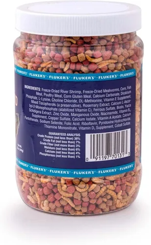 Vista 3 de Fluker's Flukers 70131 Buffet Blend - Alimento de tortuga de fórmula acuática, 12 onzas