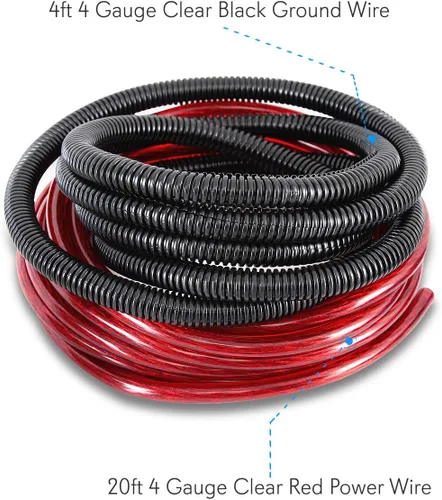 Vista 3 de Legacy Kit de cableado de audio para automóvil, conexión de amplificador de 1600 vatios para unidad principal de batería con cable de alimentación