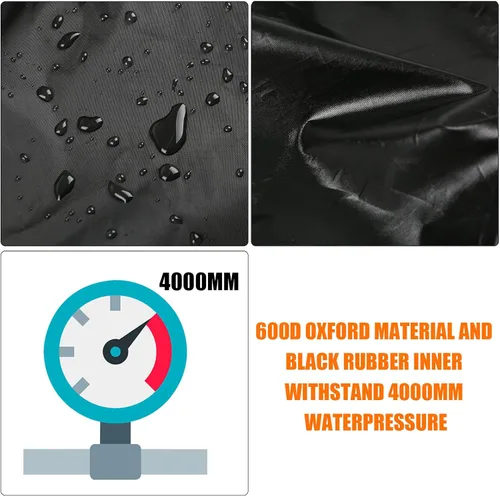 Vista 2 de sportuli Cubierta de nieve para parabrisas y ventana lateral delantera de repuesto para Jeep Wrangler/Jeep Gladiator, cubierta de parabrisas de tela