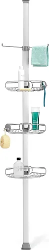 Vista 5 de simplehuman Carrito de ducha de poste de tensión de 8', acero inoxidable y aluminio anodizado