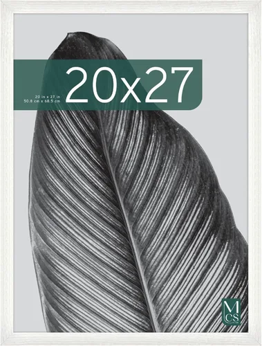 Vista 45 de MCS Studio Gallery Marco para Póster de 16x24 Pulgadas, Veta de Madera Negra, Madera Diseñada, Colgado Vertical y Horizontal en Pared, Marco Grande