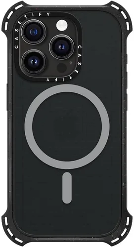 Vista 5 de CASETiFY Funda Bounce para iPhone 16 Pro [a prueba de golpes, 21.3 pies, protección contra caídas de grado militar 6X, compatible con Magsafe] Azul