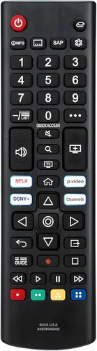 Vista 10 de AKB75375604 Reemplazo de control remoto LG TV para Smart TV, control remoto de fácil configuración, accesos directos de transmisión, funciona
