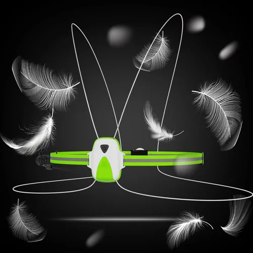 Vista 4 de LED Reflective Running Vest Lights for Runners, Running Lights with Front Light, Safety USB Rechargeable Reflective Night Lights For Men/Women