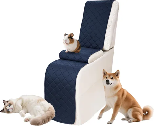 Vista 115 de Fundas impermeables para sofá reclinable seccional en forma de L, 7 piezas, antideslizantes, lavables, juego de fundas reclinables para mascotas