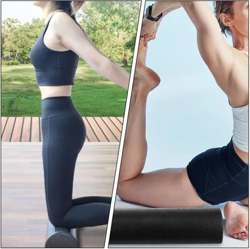 Vista 9 de Luxshiny Epp Semicircle Yoga Balance Roller for Pilates Exercise Physical Therapy Muscle Massage and Injury Yoga Supplies