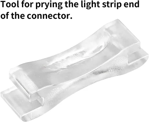 Vista 8 de HOMELYLIFE Paquete de 20 conectores de tira LED de 3 pines sin soldadura con cable de extensión de 16.4 pies, 3 conductores para tiras de luces LED