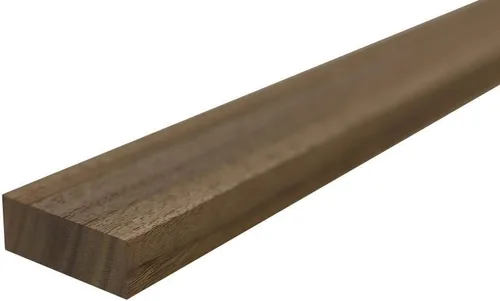 Paquete de 4, tablas de madera de nogal negro, 3/4 x 2 pulgadas, la mejor madera para tablas de cortar (3/4 x 2 x 12 pulgadas)