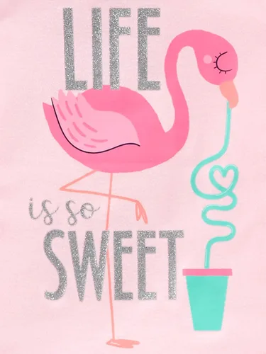 Vista 4 de Simple Joys by Carter's Juego de pijama de algodón de 6piezas, para niñas