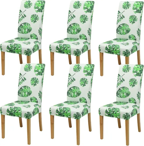 Vista 83 de Fundas para Sillas de Comedor, Juego de Fundas para Sillas de Comedor de 4 Piezas, Fundas Elásticas para Sillas de Cocina, Fundas para Sillas