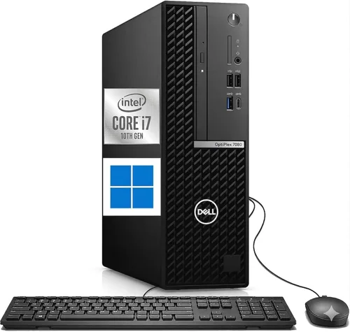 Vista 2 de Dell Optiplex 7040 SFF Intel Core i5-6500, 16GB Ram, 256GB SSD, DVD-RW, WiFi, Win 11 Pro (renovado)