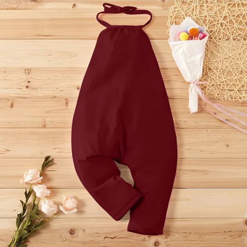 Vista 5 de Cbcbtwo Mameluco de verano para niñas con tirantes lindos con estampado floral bohemio de una pieza con bolsillos