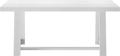 Vista 115 de Plank+Beam Banco de Comedor de Granja de 60 Pulgadas, Banco de Entrada de Madera Maciza, Banco de Madera para Exteriores, Asiento de Comedor