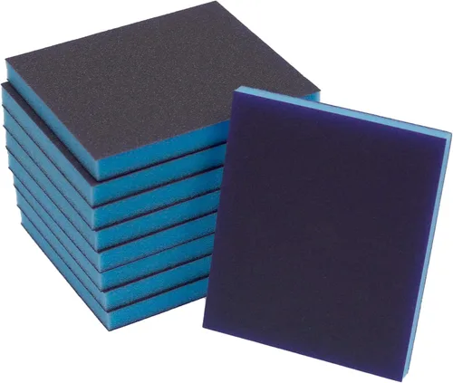 Vista 6 de BokWin 16 esponjas de lijado de grano 100/grano 220, kit de esponja de arena lavable y reutilizable