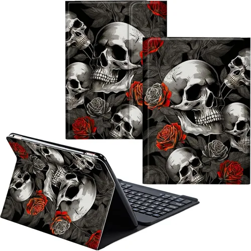 Vista 66 de Funda para Samsung Galaxy Tab S6 Lite 2022/2020 Teclado inalámbrico desmontable y cubierta de cuero PU Funda protectora para Samsung Galaxy Tab S6