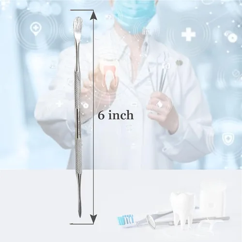 Vista 3 de A2Z Dental Beale 7A Espátula Cera Carver Instrumento de Doble Extremo, Instrumento de Acero Inoxidable, Espátula Técnico de Laboratorio, Amalgama