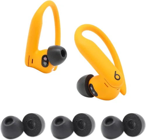 Vista 6 de Comply TW-400-C Puntas de repuesto de espuma viscoelástica para Powerbeats Pro 2, Technics EAH-AZ80 y más Máxima comodidad, ajuste seguro