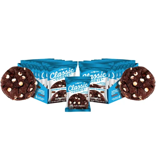 Vista 44 de Classic Cookie Galletas de chispas de chocolate horneadas suaves hechas con mini besos Hershey's®, 2 cajas, 16 galletas envueltas individualmente