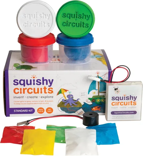 Vista 11 de Squishy Circuits Kit de lujo - Explora circuitos eléctricos con masa de juego - Kits de ciencia STEM para niños de 8 a 12 años - Diversión